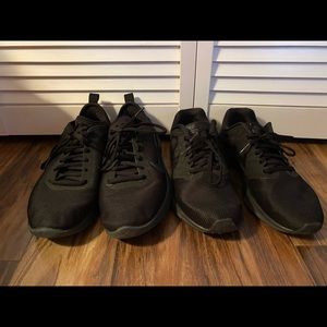 Two pairs of men’s nikes. Size 9.
